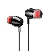 Earbuds Wired Earbuds Ear Buds Senhomtog in Ear Headphones Noise isolating Wired Earphones with Microphone Mic Stereo and Volume Control Lightweight Earphones Metal Wired Earphone(Black)