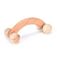 1 Pcs Handheld Wooden Roller Massager Tool Reflexology Hand Foot Back Body Therapy By Team-Management