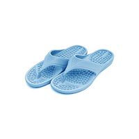 CT Cantos CTV-55 Premium Men's Phylon Insole Reflexology Massage Flip Flops Massage Footbed Natural Therapy (250mm / US (M) 7) Blue