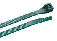 Gardner Bender 45-308G DoubleLock Cable Tie, 8 Inch., 75 lbs. Tensile Strength, Wire / Cord Management Industrial and Household Use, Nylon Zip Tie, 20 Pk., Green