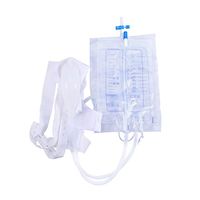 SUPVOX Wearable Mens Urinal Bag 2000ml Portable Urine Container Incontinence Bag for Elderly Patients