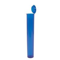 116mm Pre-Roll Doob J Tube Squeeze Pop Top Container King Size 4" Cone (50 Count, Blue)