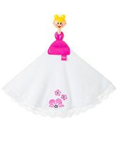 Vigar Bathroom Cloth, Microfibre, White, 37 x 42 x 4 cm