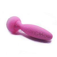 Zss52 Mushroom Shape Wand Massager, Handheld Wireless Rechargeable Personal Massager with 7 Vibration Modes, for Back Neck Shoulder Body Massage-Mini Black