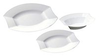 Table To Go ‘I Can’t Believe It’s Plastic’ 50-Piece Plastic Dinnerware Set