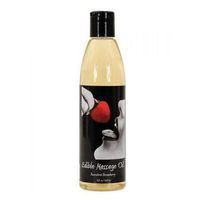 Earthly Body Edible Massage Oil 8-Ounce, Succulent Strawberry by Earthly Body