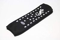 GBM Geckos - Plush Double Tread Non-Slip Safety Socks 6-Pack (Black, Large)