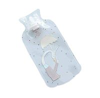 Transparent Classic Rubber Hot Water Bottle 300 ML,Water Heater Bag, E04