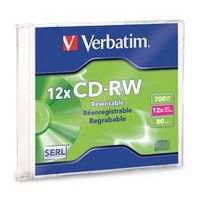 Verbatim High Speed Branded CD-RW Disc