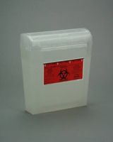 Multi-purpose Sharps Container Wall Safe - Item Number 150-020CS - Translucent White Base - 24 Each / Case