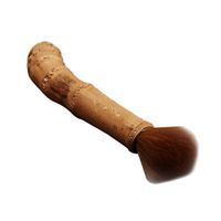 2 Types Natural Bamboo Gongfu Tea Brush Pen Handmade Chinese Kongfu Tea Accessories - Light Brown, Thick 17cm