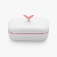 Amiley Plastic Soap Box Seal Waterproof Travel Portable Soap Dish Plastic Container Soap Protectors Soap Holder Soap Case for Bathroom Travel Home (A)