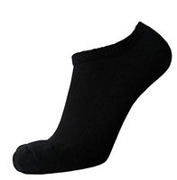 Diabetic no Show Low Non-Binding Loose Socks for Men - 2 Pack (13-15, Black)