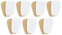 7 Pairs of Felt Tongue Pads Cushion for Shoes (Medium)