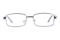 MEDOLONG Metal Anti Blue Light Men's Computer Reading Glasses-LH10339(C4,1.56 anti-blue,425)
