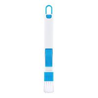 CHICTRY Mini 2-in-1 Multipurpose Window Groove Cleaning Brush Detachable Door Track Corner Keyboard Slot Cleaning Brush with Dustpan Set Blue One Size
