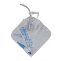 Afex Urinary Collection Bed Side Bag 68 oz Large (2000 mL) Capacity -Designed for Night time use and Limited Mobility