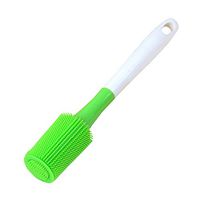 PerHomeAid Silicone Bottle Cleaning Brush with 9" Long Handle,Scratch Free, Antibacterial, BPA/PVC/Phthalate Free, Dishwasher Safe, Food Grade