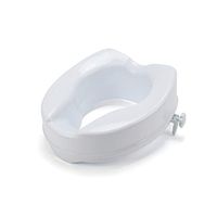 Raised Toilet Seat,Portable Elevated Riser Toilet Seat Lifter for Bathroom Safety - Assists Disabled, Elderly Or Handicapped,Increase7.5Cm