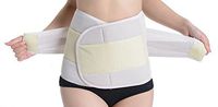 Panegy Unisex Adjustable Waist Trimmer Belt Stomach Body Wrap Protecting Stretchy Back Lumbar Support Waistband Belly Fat Burning Fitness Belt Size XXL - Beige