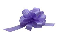 Lavender Satin Decorative Pull Bows - 4" Wide, Set of 10, Silky Fabric Gift Bows, Mother's Day, Baby Shower, Party Favor Decor, Easter, Christmas, Birthday