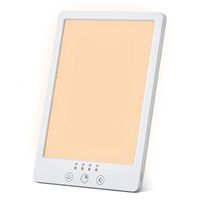 Light Therapy Lamp with Timer,Udream Upgraded LED Therapy Light with Timer Function and 360° Rotational Holder, UV-Free 10000 Lux & 3 Adjustable Brightness,Compact Size Perfect for Home Office