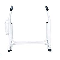 Elderly Armrest Wc Toilet Bowl Support Frame Bathroom Bathing Help Force Frame Disabled Pregnant Woman Armrest Carbon Steel Non-Slip Railing,A