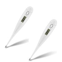 Digital Medical Thermometer for Armpit Oral 60s Fast Reading LCD Temperature Meter for Children Adult （2pcs）