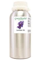 GreenHealth Lavender – 16 fl oz (473 ml) Aluminum Bottle w/Plug Cap – Therapeutic Grade, Premium Quality