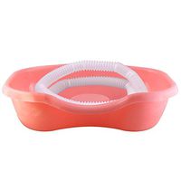 Medical Easy Bed Shampoo Basin,Shampoo Care Bed Shampoo Home Children Pregnant Women Old Shampoo Artifact Supine Pillow Shampoo, Shampoo Basin for Bedridden Patients (Pink)