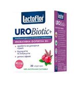 Lactoflor UROBiotic Plus + with Natural Blueberry and Salvia extracts, D-mannose and probiotic, 30 caps.