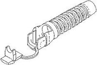Strain Relief Bushing for Midmark - Ritter - Fits: Back Panel/Power Cord RPB289