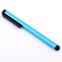 5pack Universal Small Metal Touch Stylus Pen for Android Mobile Phone Cell Smart Phone Tablet iPad iPhone (5pack Light Blue)