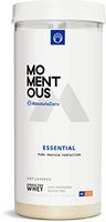 AbsoluteZero Grass-Fed Whey Protein Isolate, 24 Servings Per Jar for Essential Everyday Use, Gluten-Free, NSF Certified - Momentous (Unflavored)