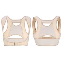 Back Corrector, 4 Size Ladies Students Humpback Relief Corrector Brace Back Shoulder Posture Correction Band (Size : S)