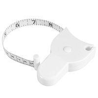 Akozon Body Tape　Measure, 150cm/60in Accurate Tape Measure Tapeline Body Fitness Measuring Retractable Ruler