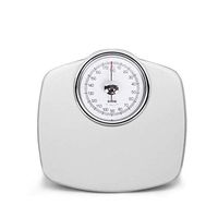 MUTANG Mechanical Scales Small Household Adult Weight Scales for Men and Women Electronic Scales Health Accurate Weight Scales Body Scales, Thick Cold Rolled Steel, Large Dial (Color : White)