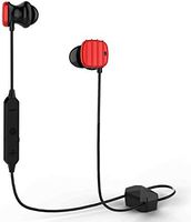 COWIN (Upgraded) Active Noise Cancelling Earbuds, Wireless in Ear Bluetooth Earbuds with Hard Travel Case Built in Microphone Volume Control Enhanced Bass Ear Buds- Red