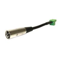 Comprehensive 6" XLR Male to 3 pin Phoenix Connector