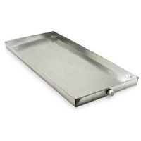 32 x 40 x 2 (WxLxH) Galvanized Metal Drain Pan for Evaporator Coils/Laundry/Multiple Uses