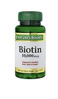 Nature's Bounty Biotin 10,000 MCG Softgels, 120 Count (Pack of 4) by Us Nutrition Inc