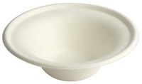 Brheez 8 ounce Heavy Duty Bowls 100% Natural Sugarcane Biodegradable Compostable Bagasse, Eco-friendly paper alternative - Pack of 110