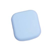 Set of 2 Eye Care Contact Lens Case Holders Solution Travel Kit Cases - Blue