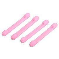 2 Pairs Anti-Slip Silicone Eyeglass Retainer Holder Frame Accessories Ear Hook Lock, Pink
