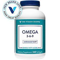 The Vitamin Shoppe Omega 369, Omega Essential Fatty Acid Supplement That Supports Healthy Heart Function, Omega3 EPA DHA (240 Softgels)