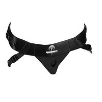 SpareParts Hardwear Joque (Double Strap) Harness Adjustable and Washable Classic Black Size B Belt 35-65inch Hips