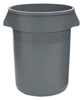 Tough Guy 32 gal. Round Gray Trash Can