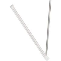 Jumbo Straws, 7 3/4", Plastic, Translucent, 500/box By: Dixie