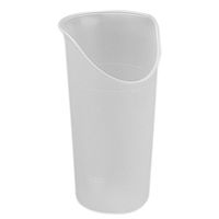 Maddak Ableware 8 Oz Translucent Polypropylene Nosey Cup - 3 1/8"Dia x 5 3/16"H