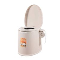 Vei Jie Household Toilet, Plastic Mobile Toilet, Travel Portable Camp Toilet, Light Plastic Detachable with Handle and Detachable Potty - 40.5cm X 48cm X 44cm db